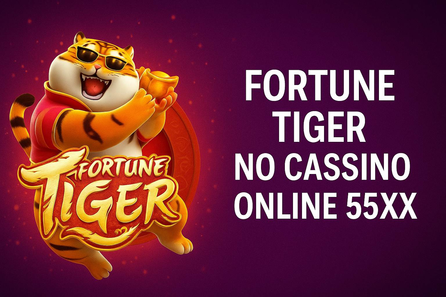 Fortune Tiger é um jogo imperdível no 55XX Casino